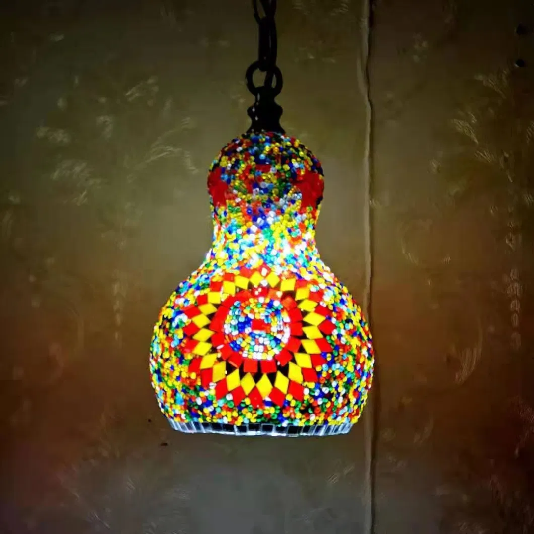 Turkish Moroccan Hanging Ceiling Mosaic Lamp Pendant Chandelier Light