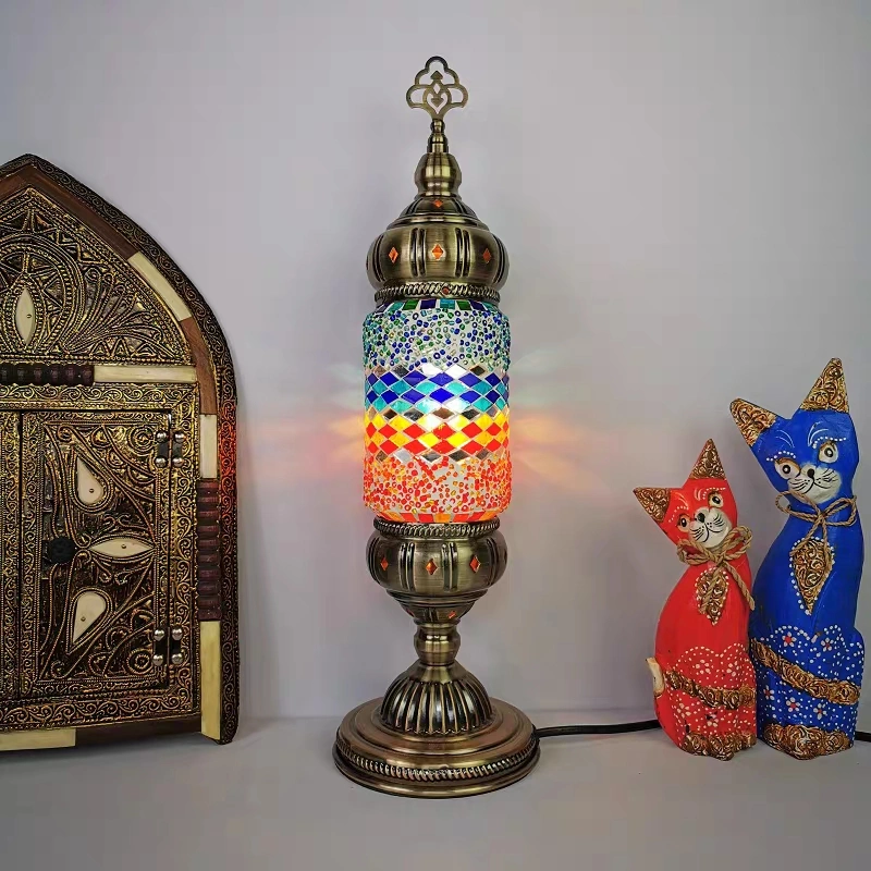 Southeast Asia Table Lamp Mediterranean Turkish E14 Table Lamps for Bedroom Bedside (WH-VTB-05)