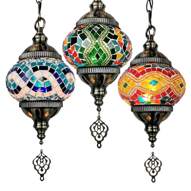 Turkish Moroccan Mosaic Ceiling Hanging Tiffany Pendant Light